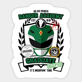 Green Ranger Academy Sticker